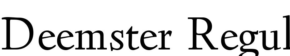 Deemster Regular Font Download Free